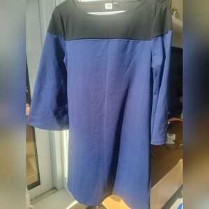 GAP Women's Blue and Black Dress- NEVER USED
